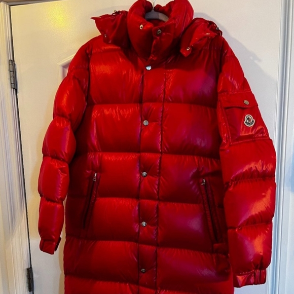 hanoverian jacket moncler red sz 1 - Picture 2 of 5